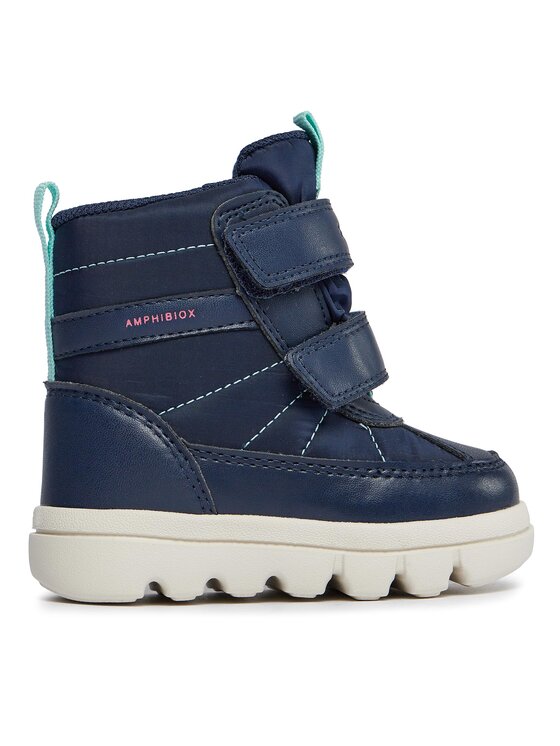 Geox Kozaki B Willaboom Girl B A B365AE 0FU54 C4002 M Granatowy