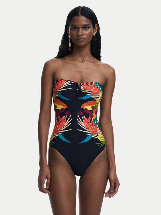 Desigual Strój kąpielowy Bahamas 25SWMK09 Czarny