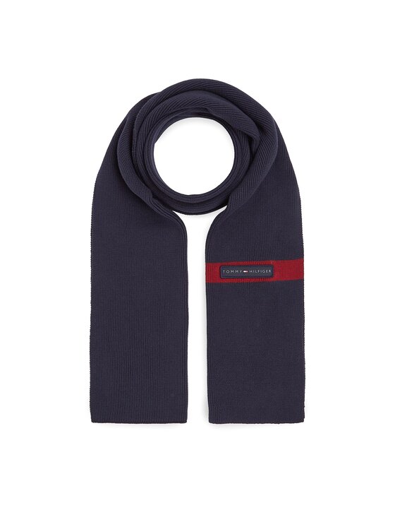 Tommy Hilfiger Szalik Th Skyline Knit Scarf AM0AM11496 Granatowy