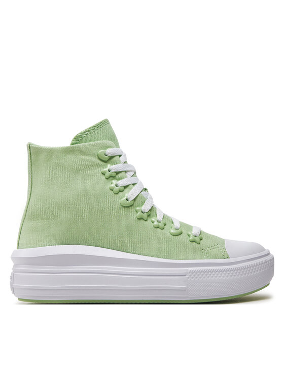 Converse Trampki Chuck Taylor All Star Motion Platform Stars A08100C Zielony