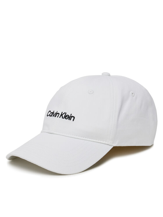 Calvin Klein Czapka z daszkiem Logo Embroidery LV04D5003G Biały