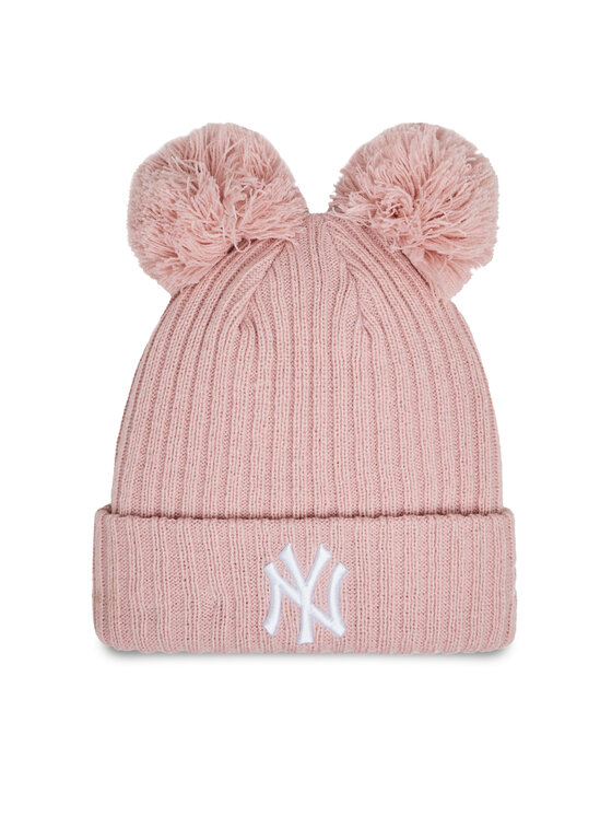 New Era Czapka Wmns Double Pom Nyy 60364289 Różowy