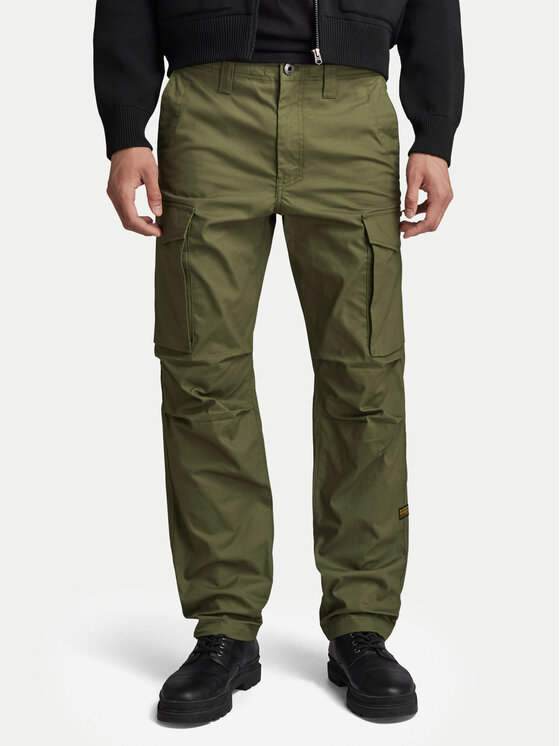 G-Star Raw Spodnie materiałowe Core D24309-D387 Zielony Tapered Fit