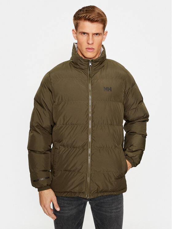 Helly Hansen Kurtka zimowa Yu 23 Reversible Puffer 54060 Khaki Regular Fit