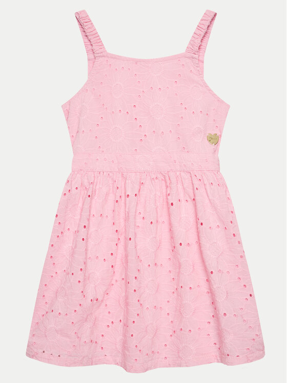 Guess Sukienka elegancka J4GK22 WG5N0 Różowy Regular Fit