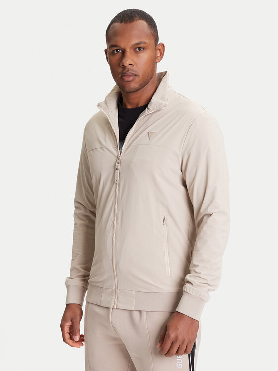 Guess Kurtka przejściowa Z5YL07 WH2H0 Beżowy Regular Fit