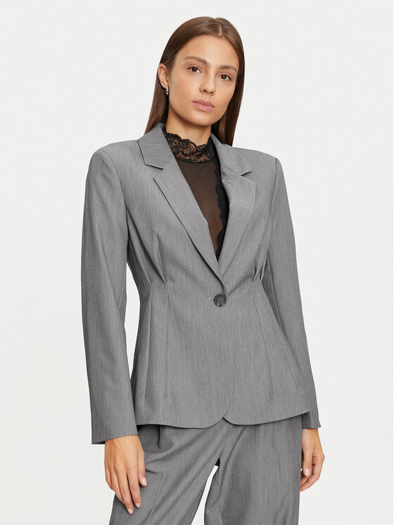 Vero Moda Marynarka Vika 10323449 Szary Slim Fit