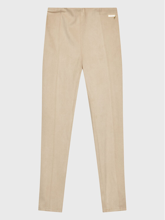 Guess Legginsy J1BB14 WE0L0 Beżowy Slim Fit