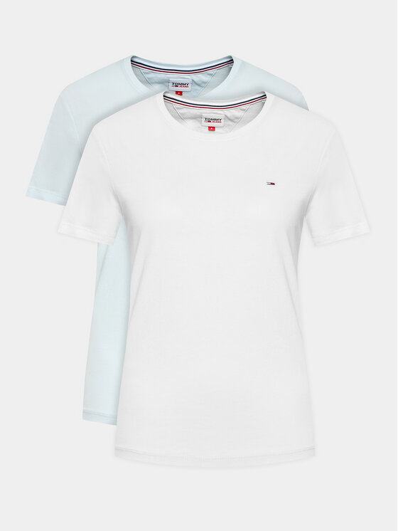Tommy Jeans Komplet 2 t-shirtów DW0DW11459 Kolorowy Regular Fit
