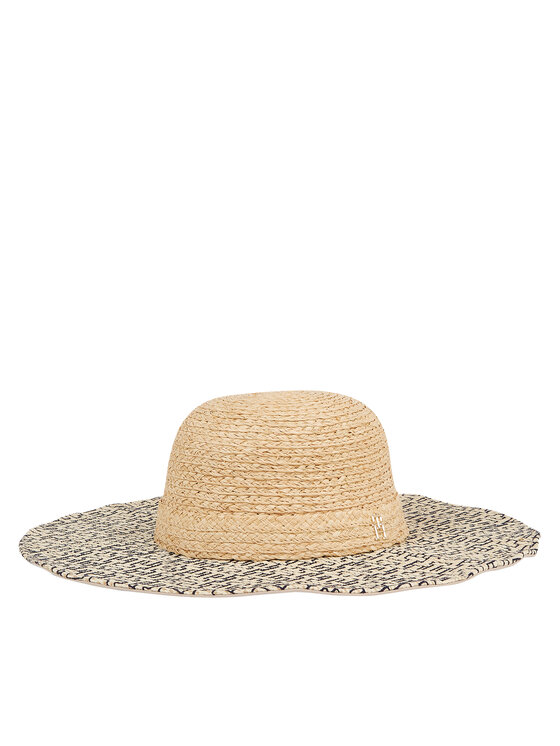 Tommy Hilfiger Kapelusz Beach Summer Straw Hat AW0AW16042 Écru