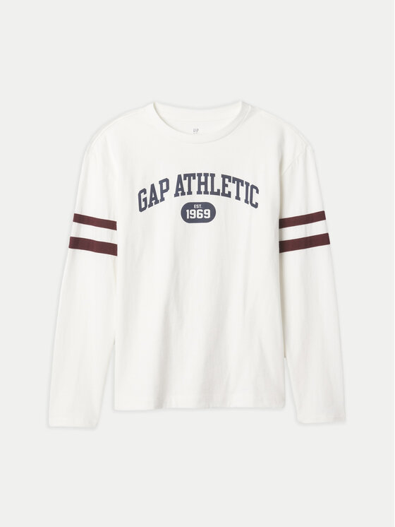 Gap Bluzka 490175-01 Biały Regular Fit