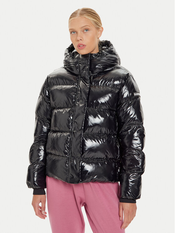Napapijri Kurtka zimowa A-Glane NP0A4HZ5 Czarny Regular Fit