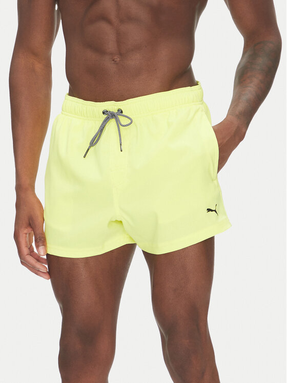 Puma Szorty kąpielowe 907658 Żółty Regular Fit