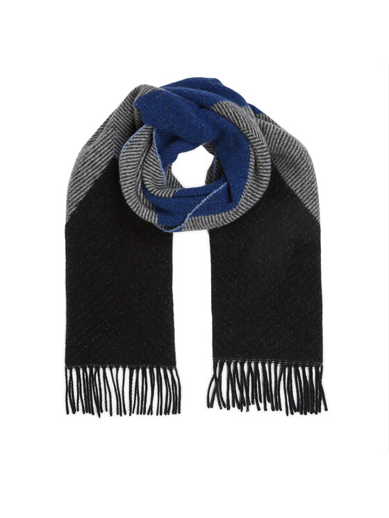 Tommy Hilfiger Szalik Th Evening Fluffy Scarf AW0AW15354 Czarny