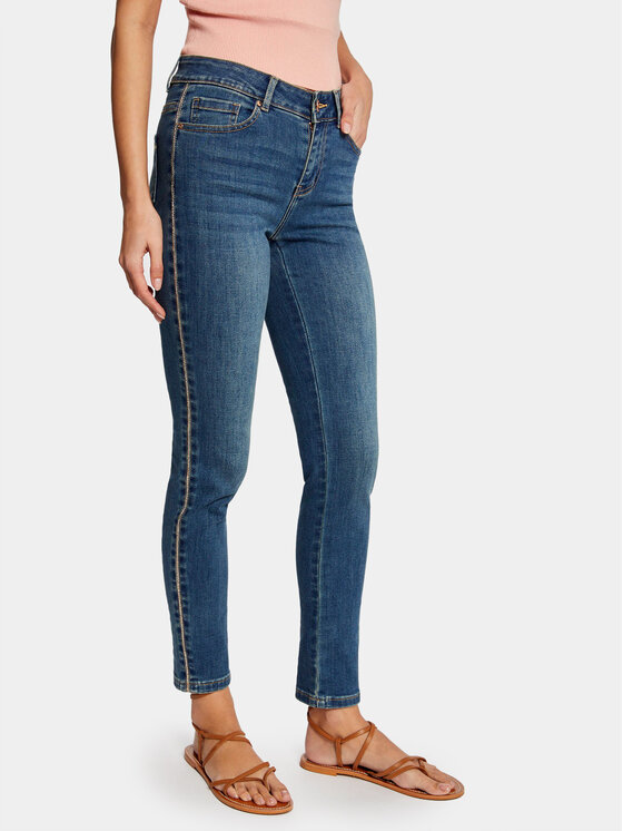 Morgan Jeansy 231-PCLEM Niebieski Slim Fit