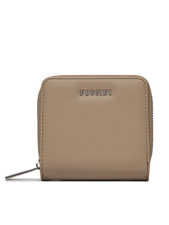Puccini Duży Portfel Damski BLP836A Beżowy