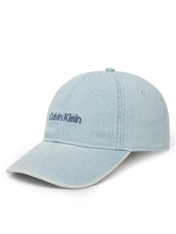 Calvin Klein Czapka z daszkiem Small Monogram LV04K5065G Niebieski