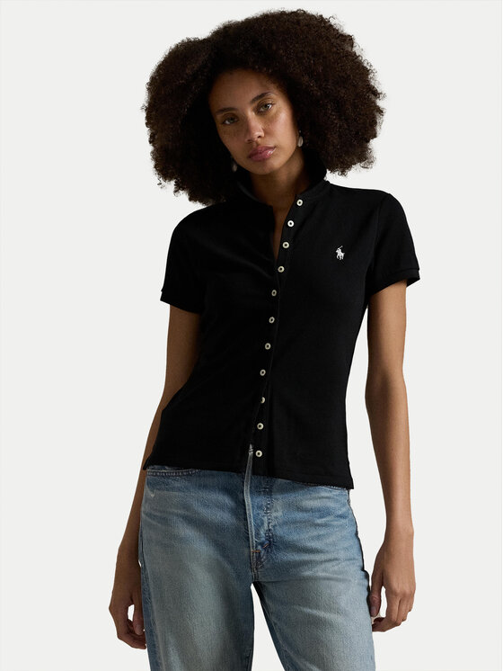 Polo Ralph Lauren Koszula 211939272004 Czarny Slim Fit