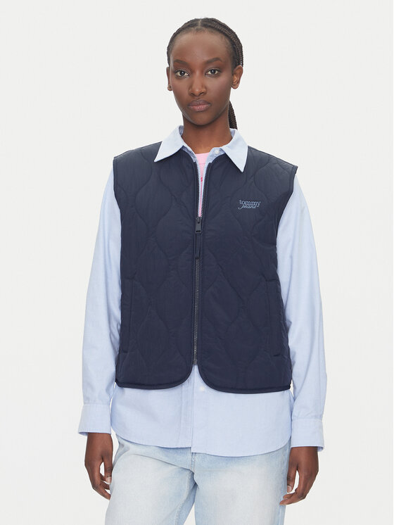 Tommy Jeans Bezrękawnik Onion DW0DW21184 Granatowy Regular Fit