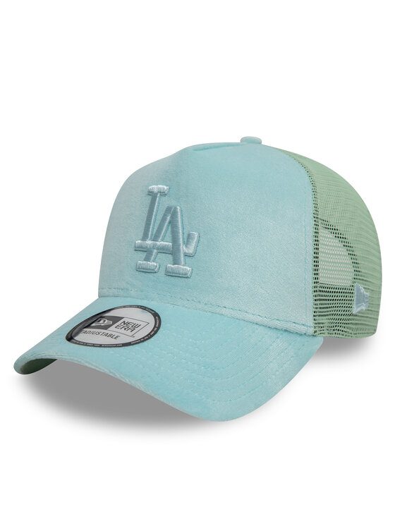 New Era Czapka z daszkiem Los Angeles Dodgers Velour 60595361 Niebieski