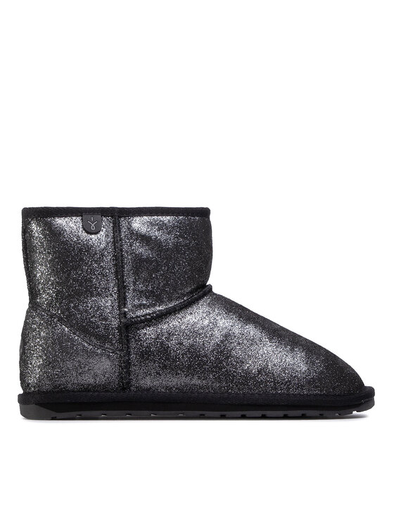EMU Australia Śniegowce Wallaby Mini Metallic Teens T12358 Czarny