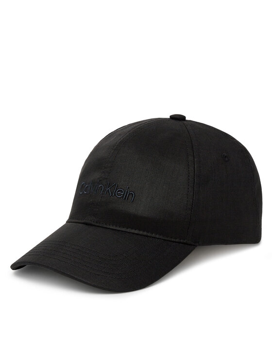 Calvin Klein Czapka z daszkiem Emb Logo LV04D5024G Czarny