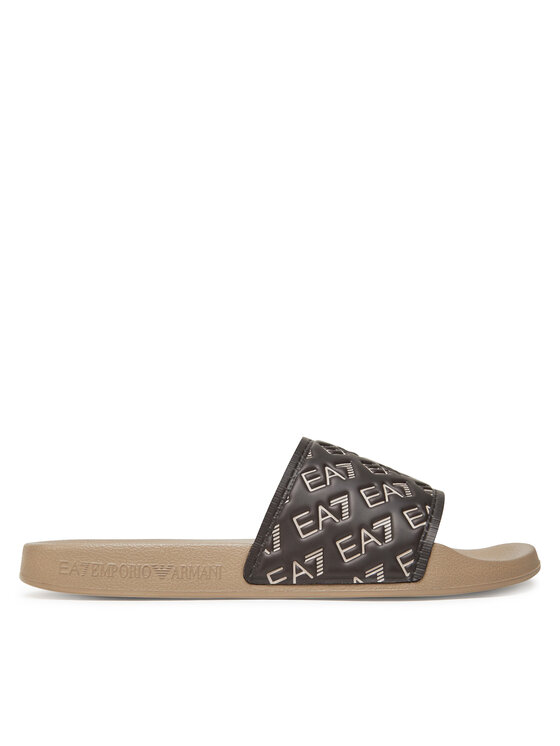 EA7 Emporio Armani Klapki 7X000109 AF15125 M6088 Brązowy