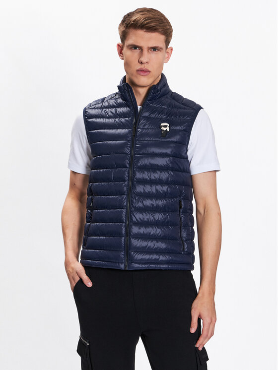 KARL LAGERFELD Kamizelka 505023 500590 Granatowy Regular Fit