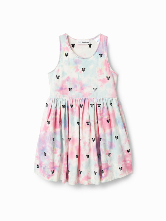 Desigual Sukienka codzienna Disney 23SGVK01 Kolorowy Regular Fit