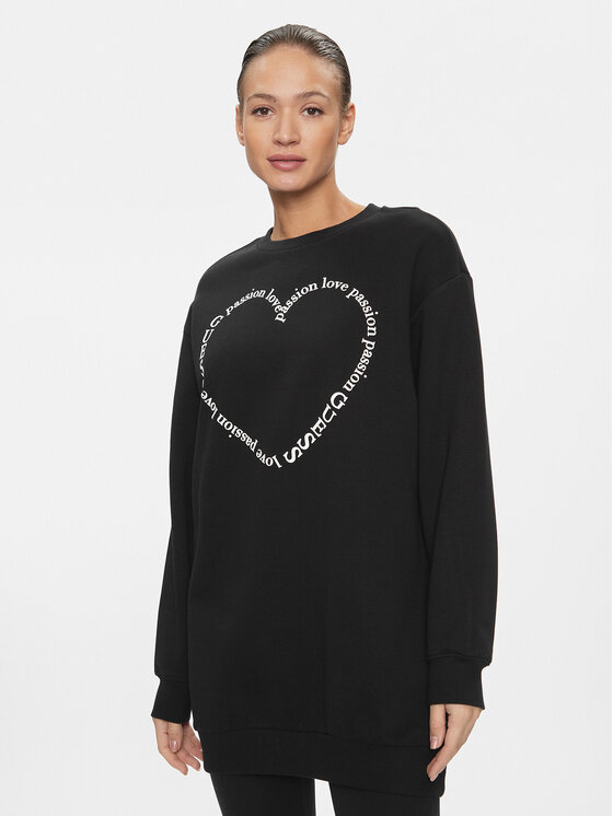 Guess Bluza Graphic V4RQ11 K68I0 Czarny Relaxed Fit