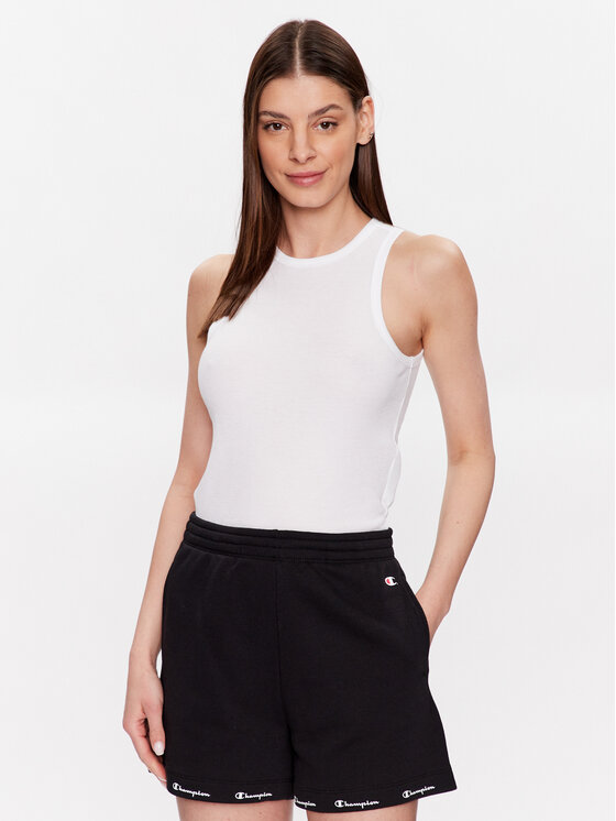 Champion Top 116251 Biały Regular Fit