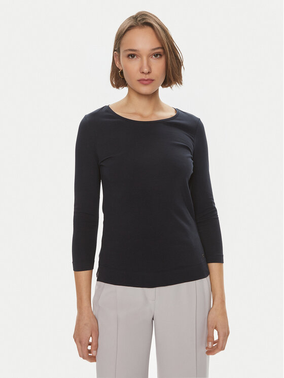 JOOP! Bluzka Taiia 30037596 Granatowy Regular Fit