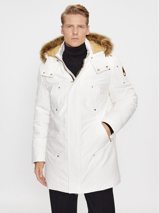 Moose Knuckles Kurtka puchowa Stag Lake Parka Écru Regular Fit