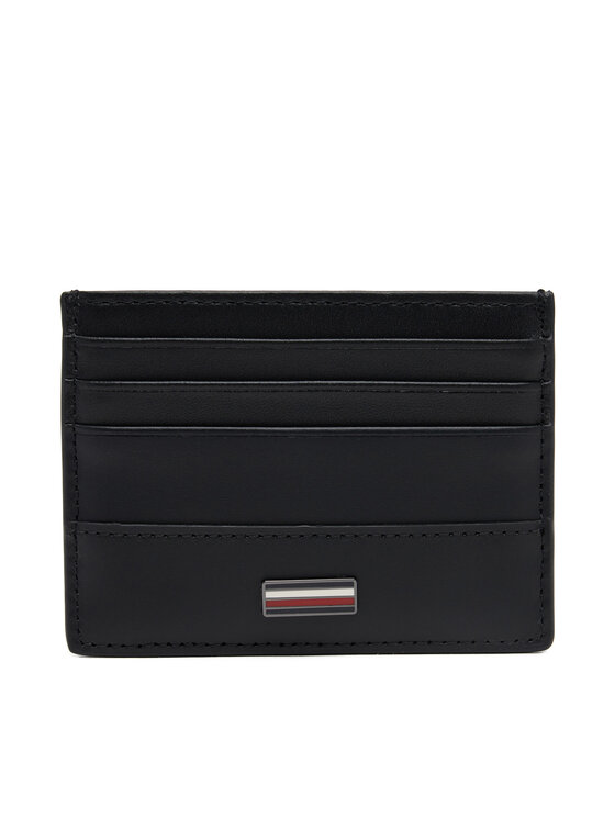 Tommy Hilfiger Etui na karty kredytowe Th Corp Cc Holder AM0AM13243 Czarny