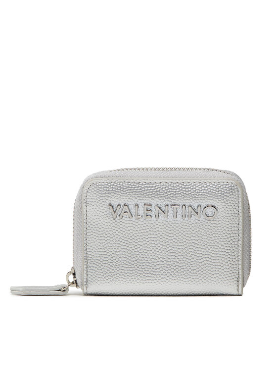 Valentino Mały Portfel Damski Divina VPS1R4139G Srebrny