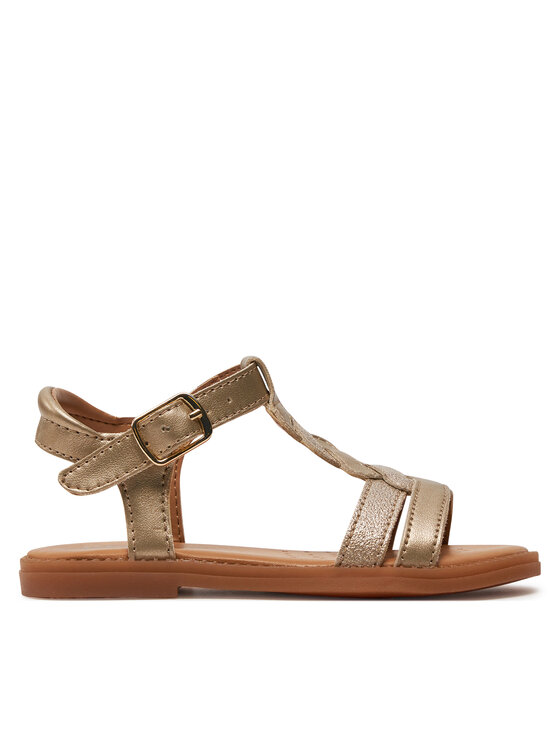 Geox Sandały J Sandal Karly Girl J4535H 0NFQD C2010 M Złoty
