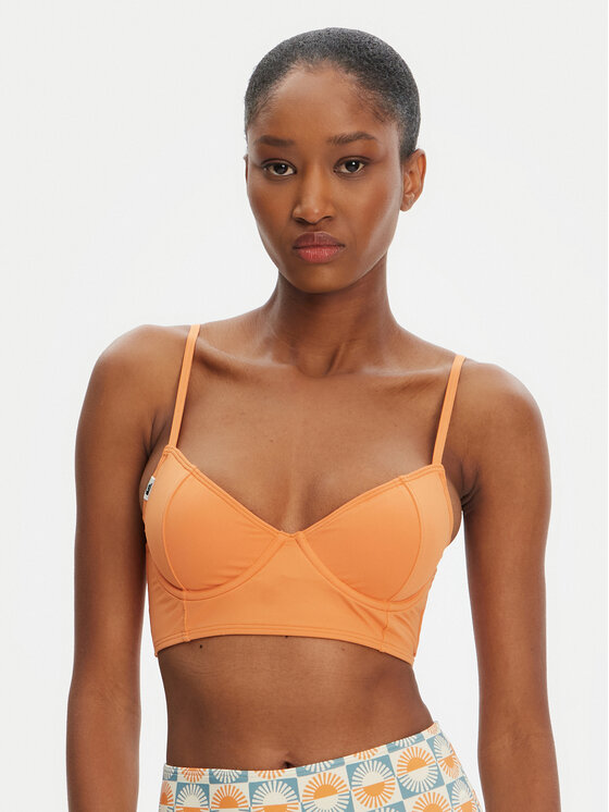 Quiksilver Góra od bikini Melly Top EQWX303137 Miedziany