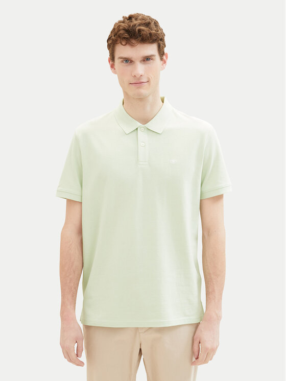 Tom Tailor Polo 1031006 Zielony Regular Fit