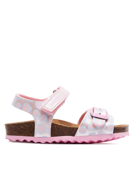 Geox Sandały B Sandal Chalki Girl B922RA 000NF C8868 M Różowy