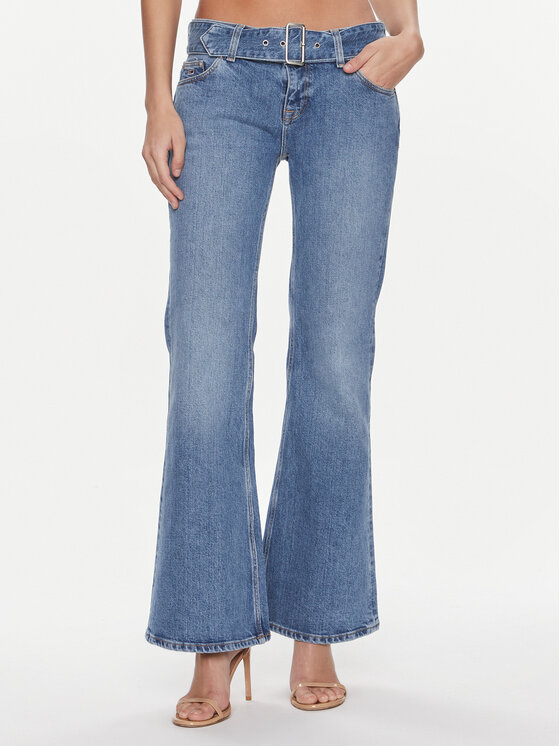 Tommy Jeans Jeansy Sophie DW0DW17562 Niebieski Flare Fit