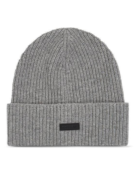 Calvin Klein Czapka Daddy Wool Beanie K50K510984 Szary