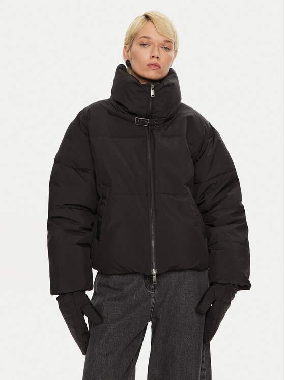 Gestuz Kurtka zimowa Pinara 10909184 Czarny Loose Fit