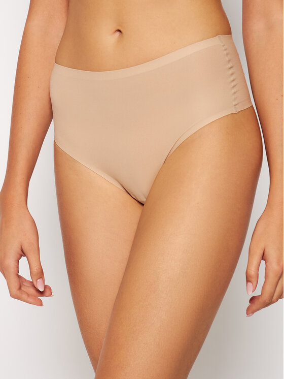 Chantelle Figi Brazylijskie z wysokim stanem Soft Stretch C10690 Beżowy
