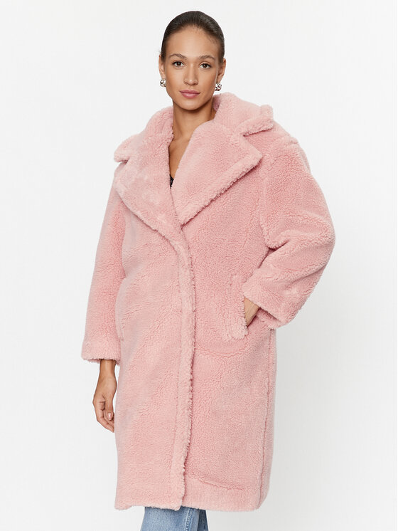 Guess Płaszcz zimowy W3BL68 WF8R2 Różowy Regular Fit
