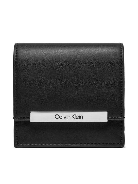 Calvin Klein Mały Portfel Damski K60K612206 Czarny