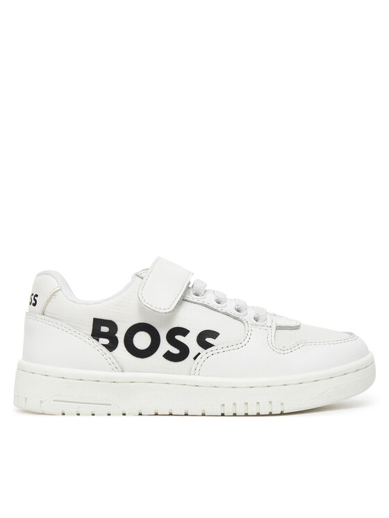 BOSS Sneakersy J51644 E Biały