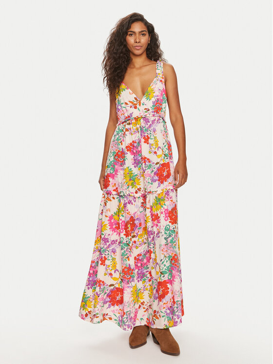 YAS Sukienka letnia Briella 26032884 Kolorowy Regular Fit