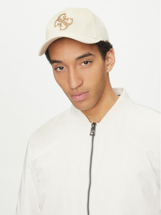 Guess Czapka z daszkiem M5GZ07 WO07T Écru