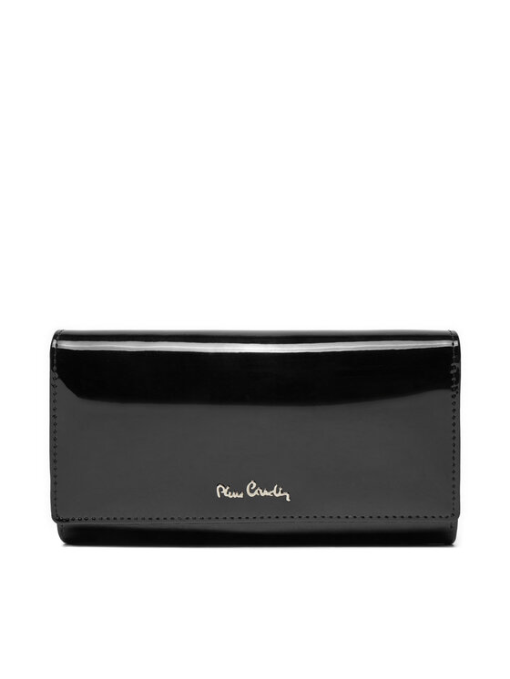 Pierre Cardin Duży Portfel Damski 07 Shiny 121 Czarny