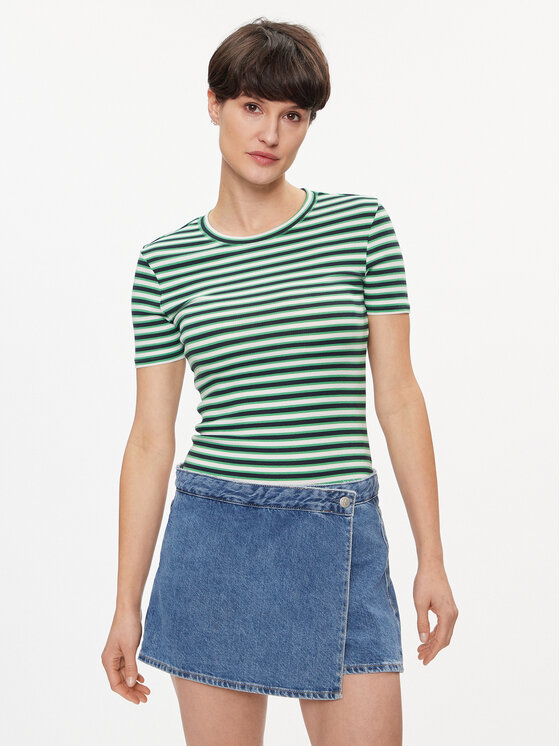 Pepe Jeans T-Shirt Jada PL505847 Zielony Regular Fit